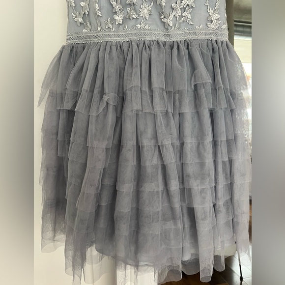 NEW WITH TAGS** Ayten Mystery | Lilac / Grey Tulle Dress US 10 - Picture 5 of 11